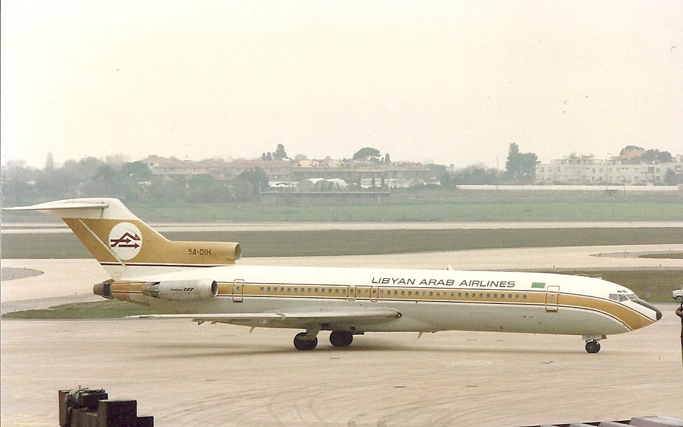5A-DIH B727-2L5A Lybian Arab AL