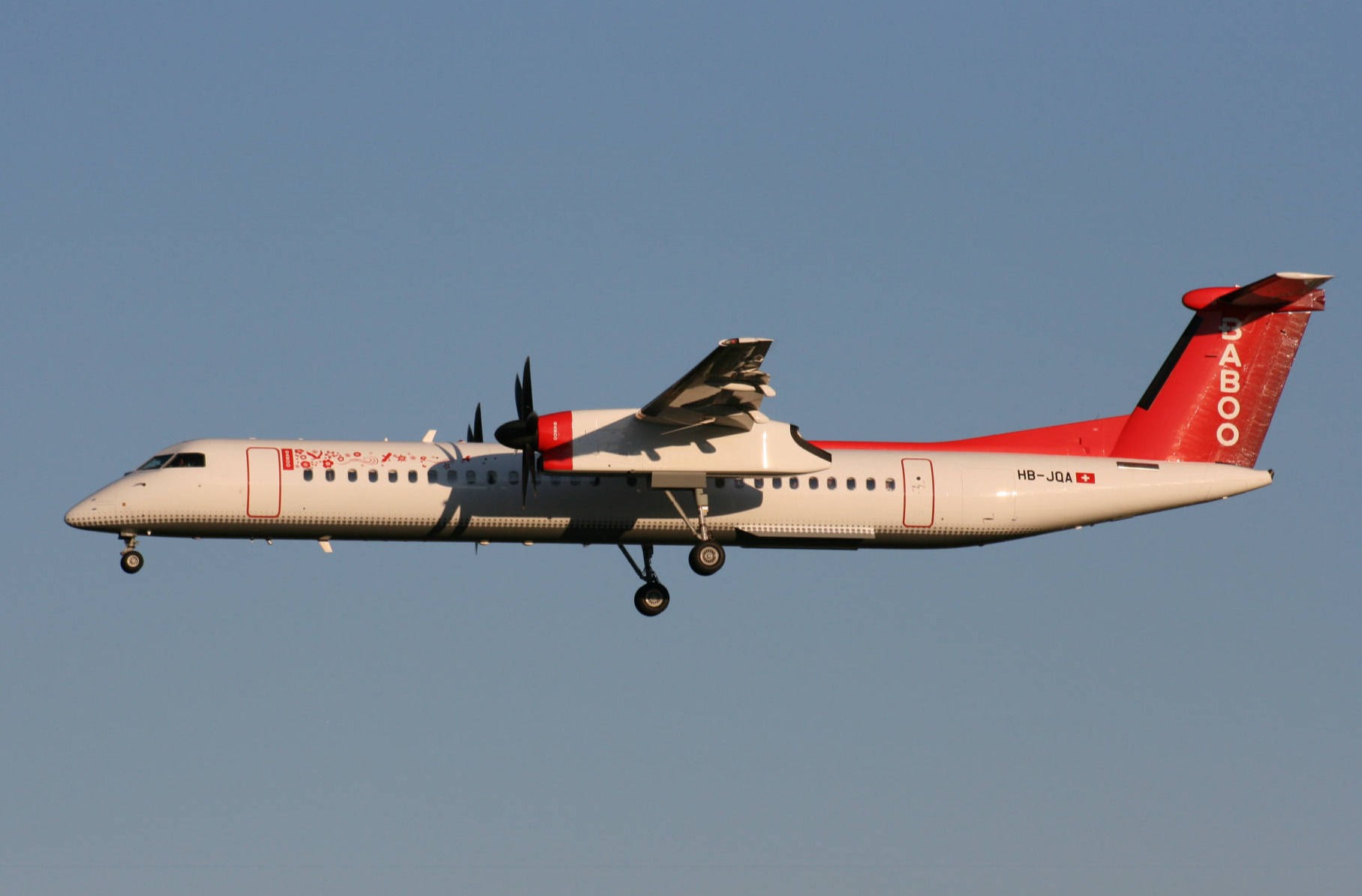 HB-JQA Dash-8 BABOO GVA 22.07.2008