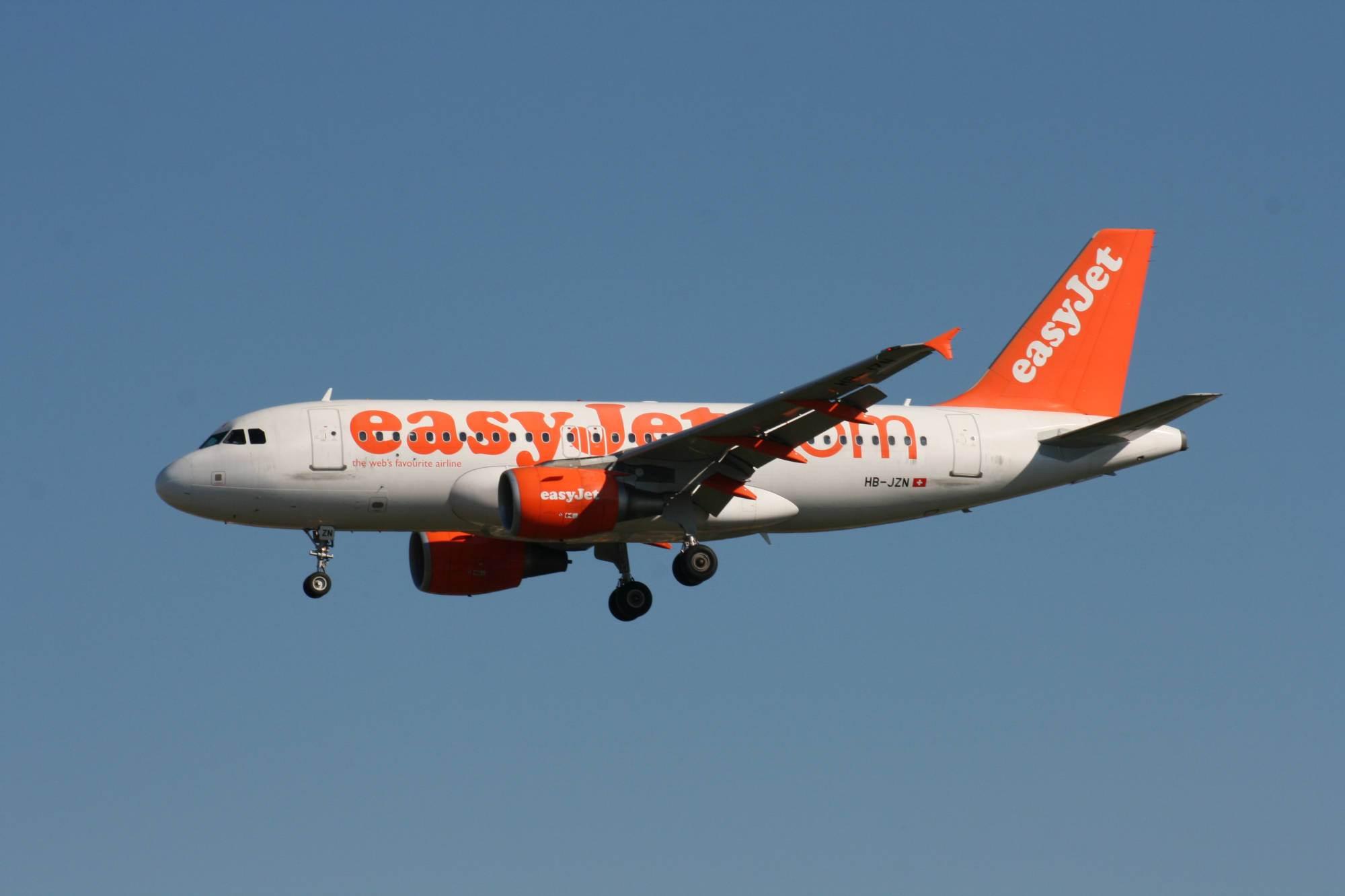 HB-JZN A319-111 Easyjet GVA 7.8.2010