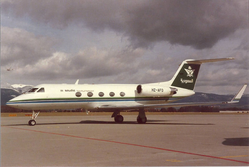 HZ-AFO Gulfstream GIII Saudia