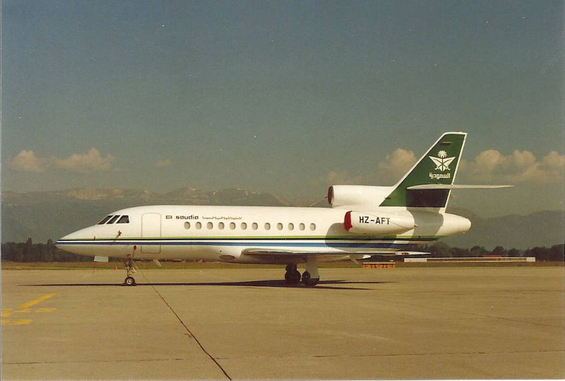 HZ-AFT Dassault Falcon 900B Saudia 