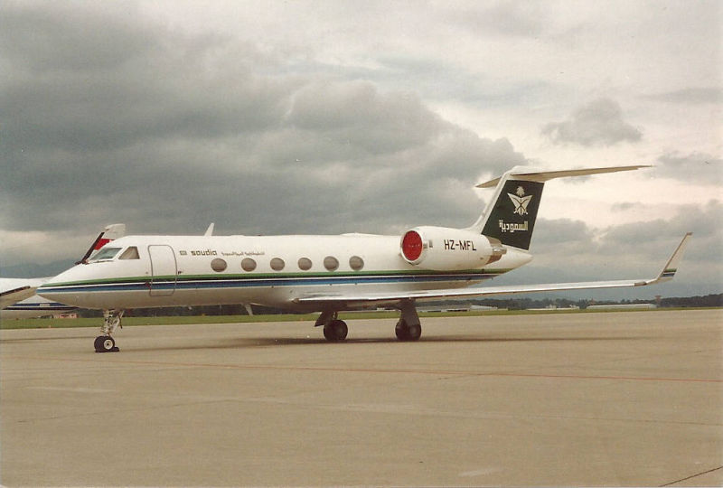 HZ-MFL Gulfstream GIV Saudia 