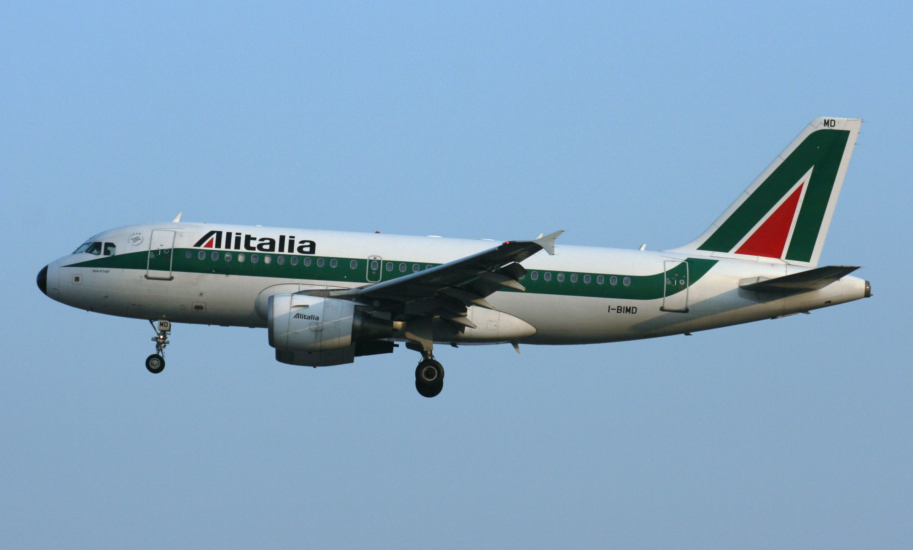 PH-AJU Douglas DC-2 I-BIMD A319-100 Alitalia GVA 14.03.2010