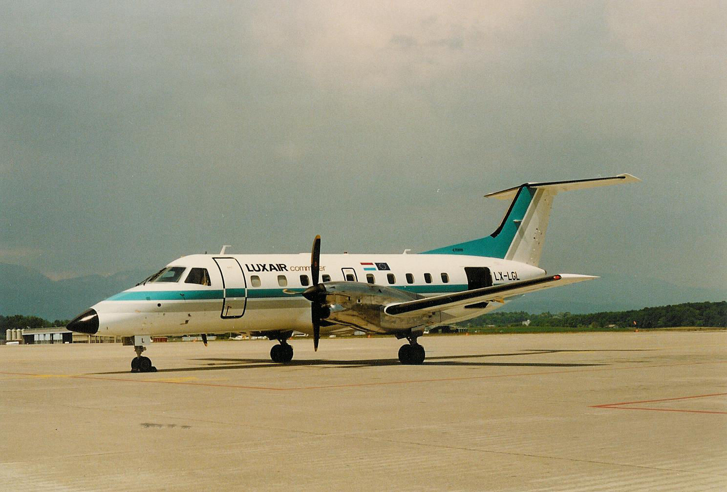 LX-LGL EmbraerEMB-120RT Brasilia LUXAIR  LX-LGL EmbraerEMB-120RT Brasilia LUXAIR
