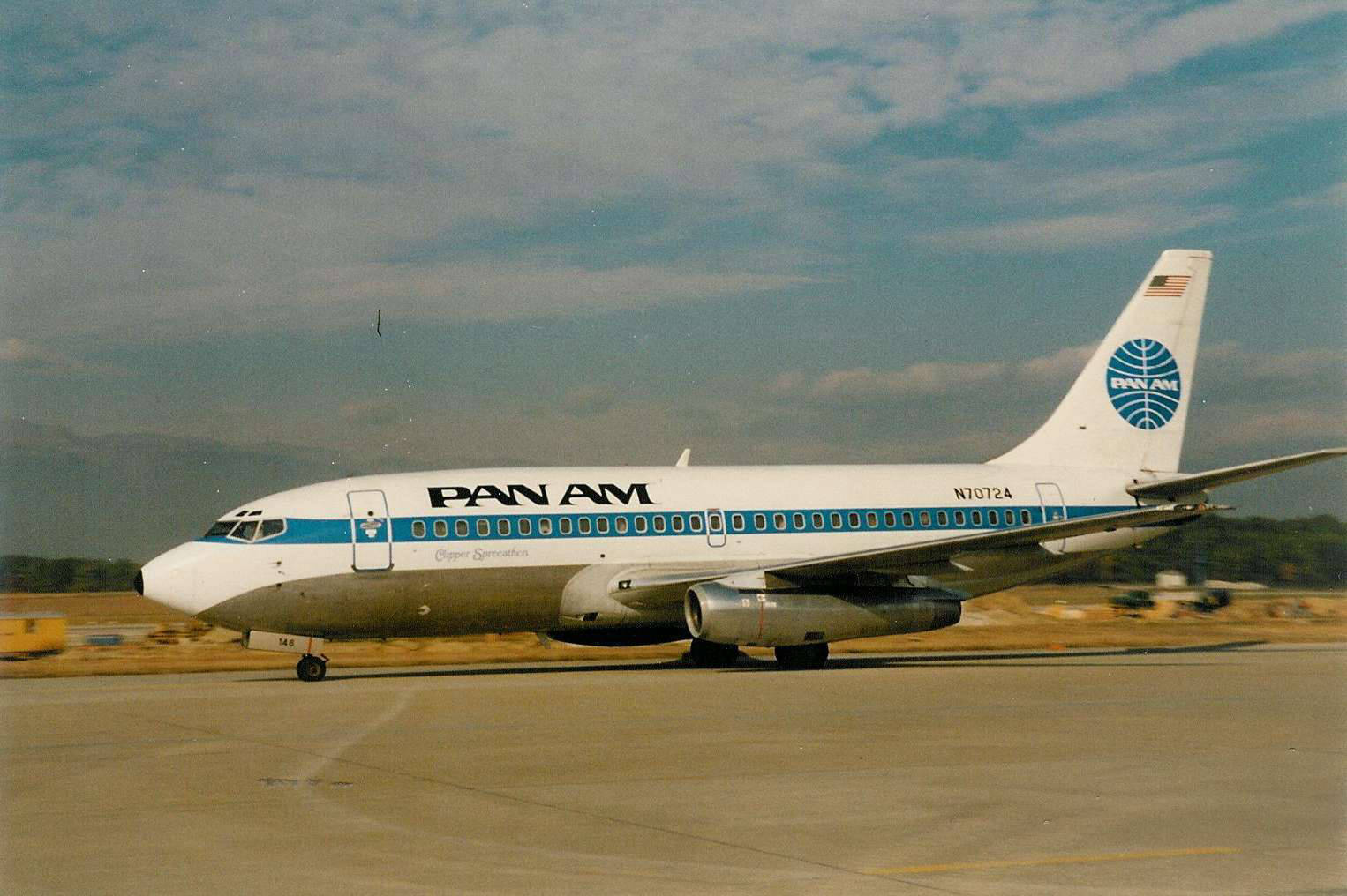 N70724 B73-297 PANAM
