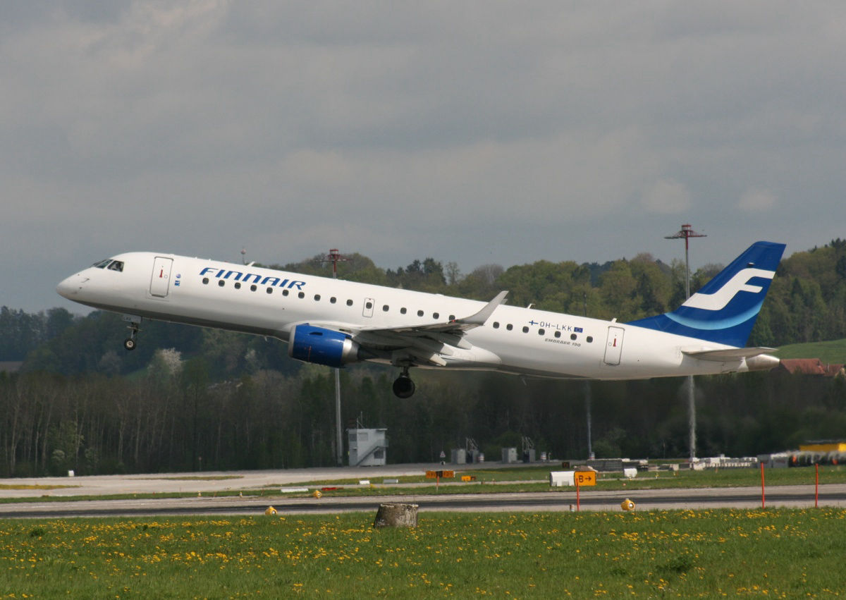 OH-LKK Embraer 190 Finnair ZRH 18.4.2009