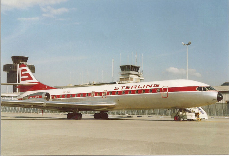 OY-STI Caravelle 10B3 Sterling GVA sept 1990